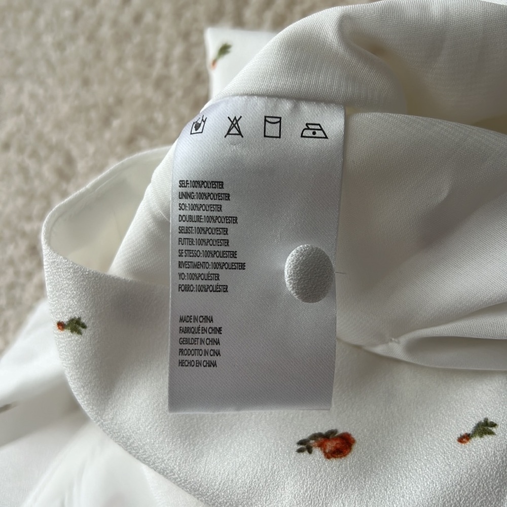Backyard Roses by Tess Christine Alex Button Front Rose Top - Picture 8 of 15